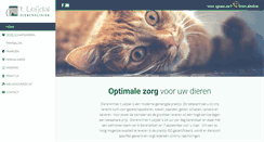Desktop Screenshot of dierenkliniekhetleijdal.nl