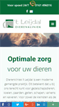 Mobile Screenshot of dierenkliniekhetleijdal.nl